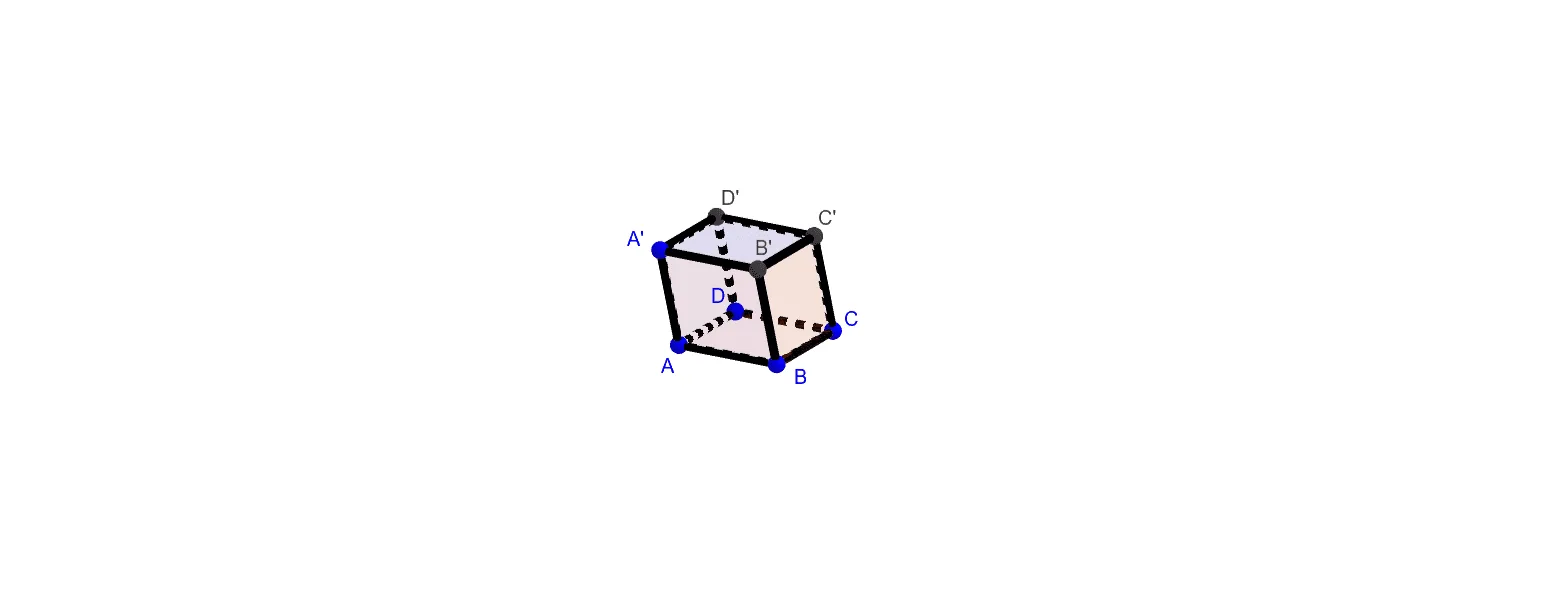 3D Geometric Construction and Face-Edge Analysis of a Prism