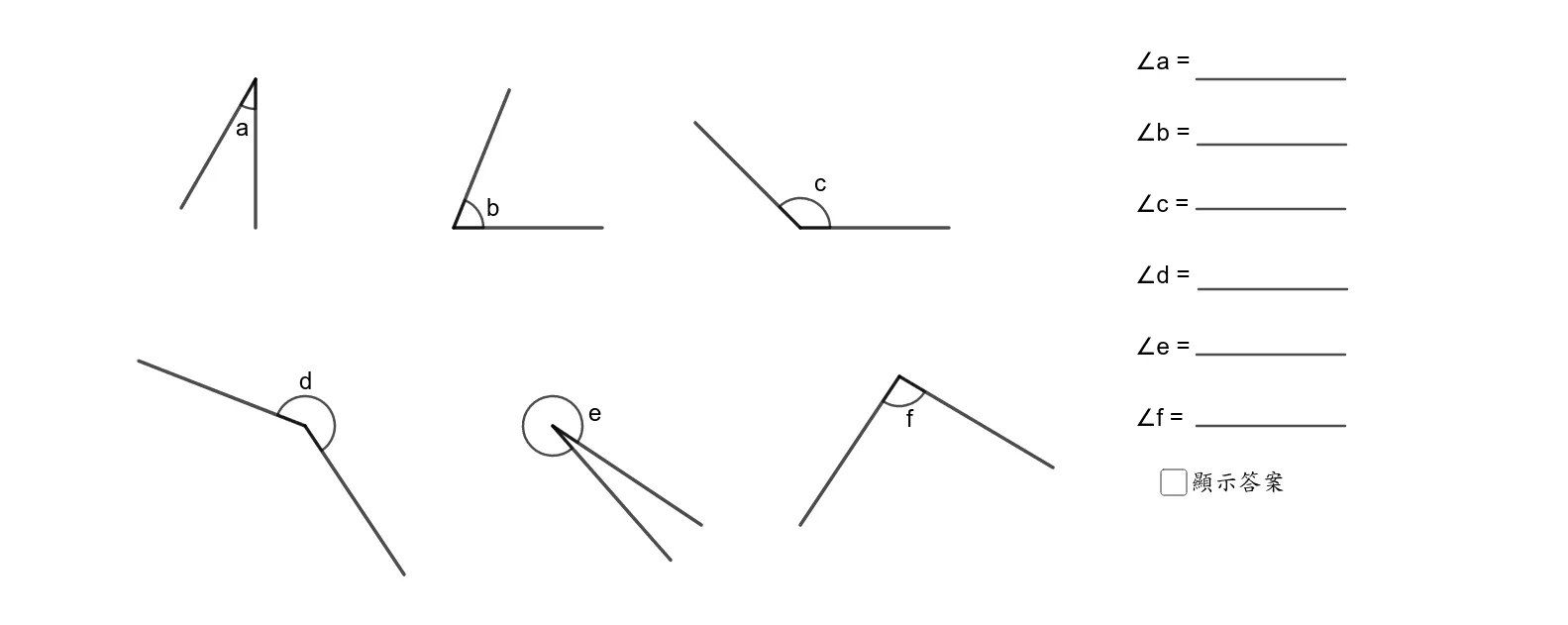 Measuring Angles with a Protractor
