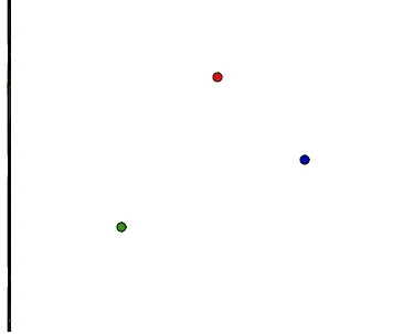Color Visual Art: Incenter and Excenters of a Triangle