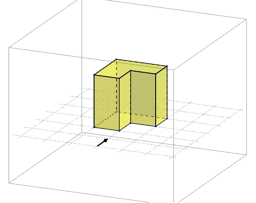 3D Geometric Construction and Vector Analysis of a Hexagonal Prism