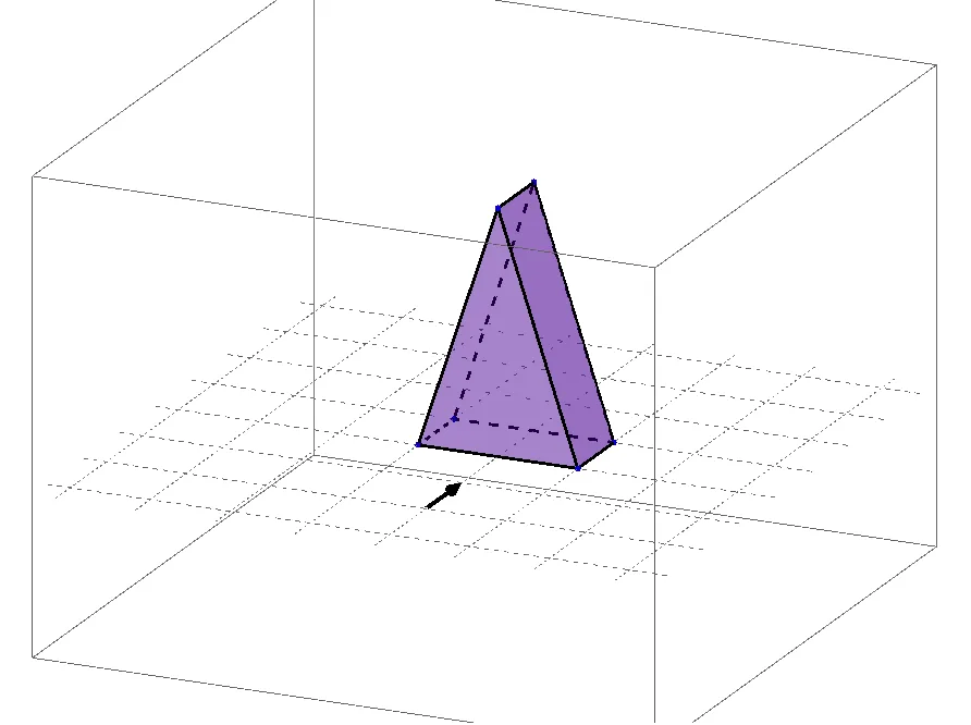 3D Triangular Prism Construction and Vector Analysis