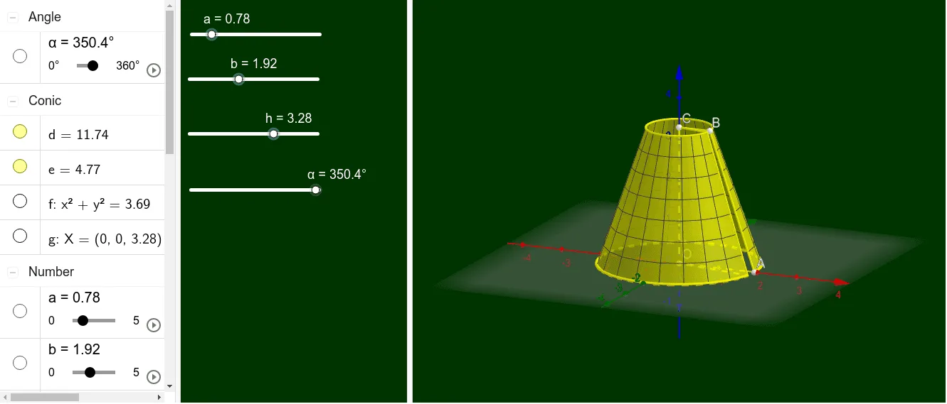 Formation of 23-Face Solids: Cone, Cylinder, and Truncated Cone