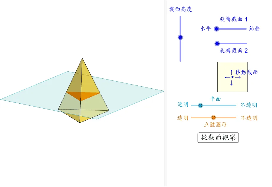 Sections of Triangular Pyramids