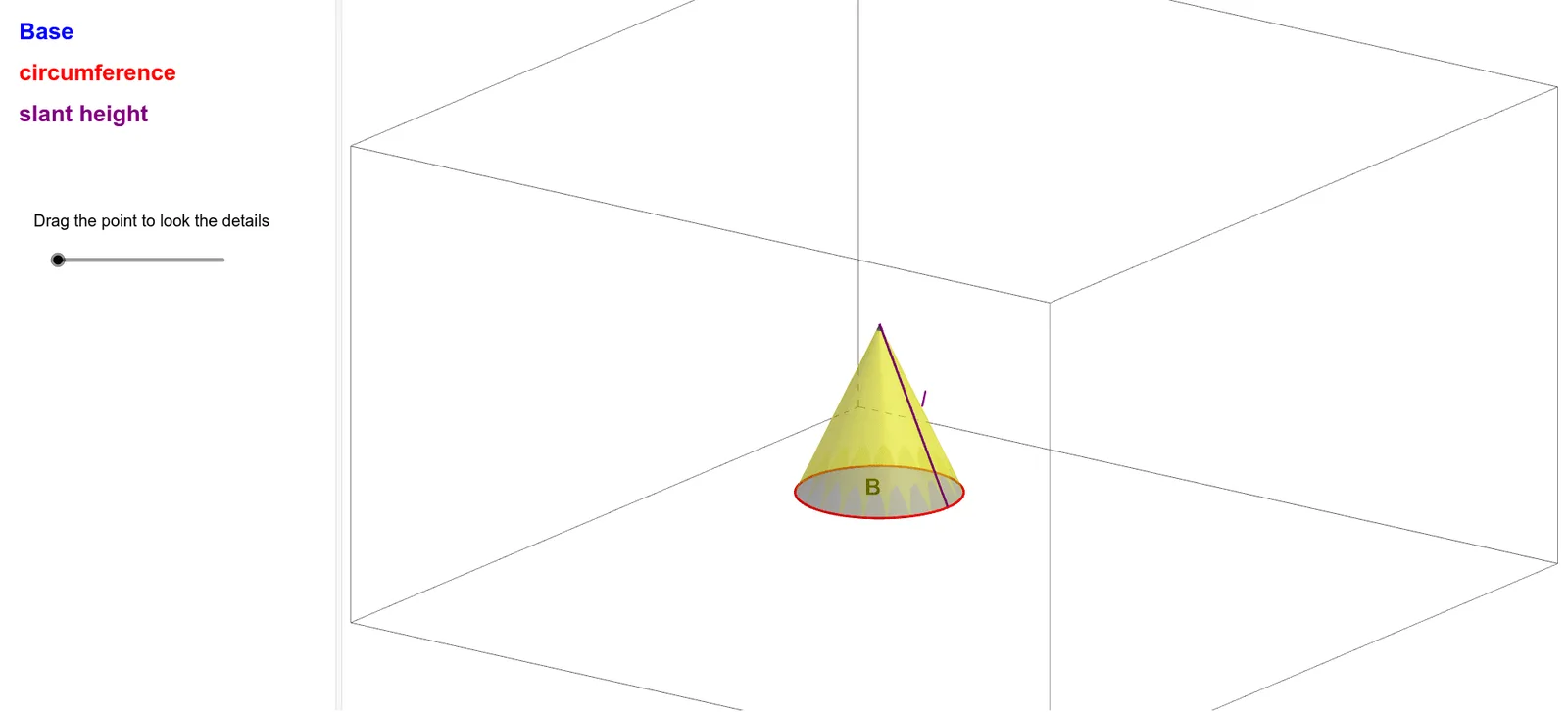 Net of a Circular Cone
