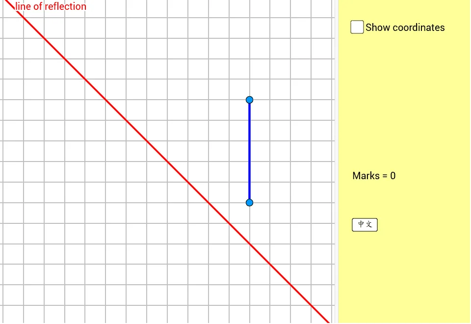 Interactive Quiz on Reflection Transformation