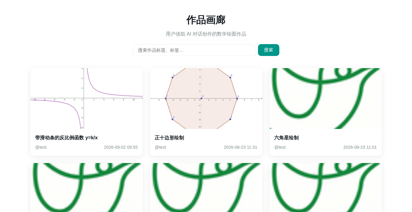 作品画廊列表